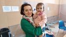 Resignación entre los refugiados que esperan en la estación de Rzeszów, en Polonia