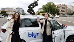 Las dos responsables de la empresa KBO Gesti�n de Flotas que cre� la aplicaci�n BLYR de Radio Taxi y que lleva varios a�os dando servicio de software a 10.000 taxis en Espa�a