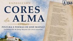 Cartel de la exposici�n��<span lang= gl >Cores da alma</span>�