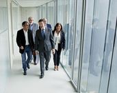 Feijoo presidi� el acuerdo con los agentes sociales. 