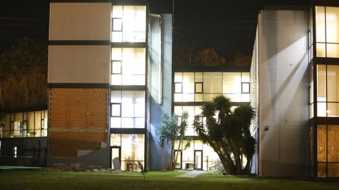 A la izquierda, la zona donde se observa la parte que se desprendi�