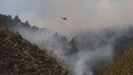 Incendio en la parroquia de A Cova, en el concello de Carballedo (Lugo).