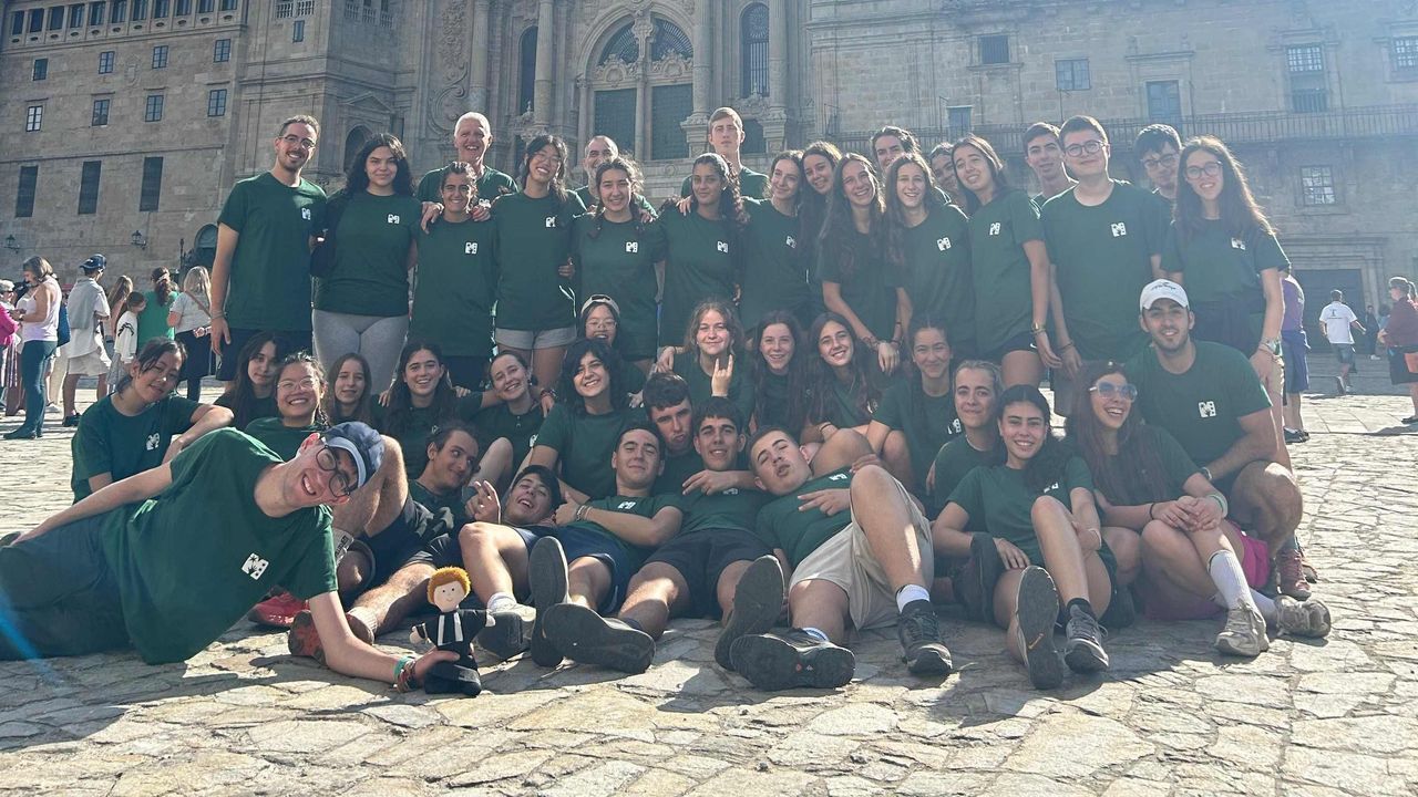 Maristas de aquí de allá unidos en el Camino
