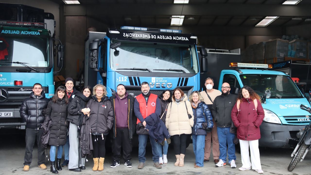 Visita de Cruz Roja a la sede del 112