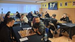 Una de las formaciones del Xadrez Ourense, que mantiene equipos en distintas categor�as