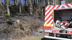 Imagen de archivo del 2014 en un incendio en Roupar