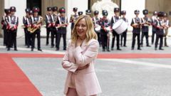 La presidenta de Italia,Georgia Meloni