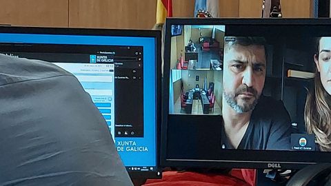 El acusado compareci desde su domicilio en Francia