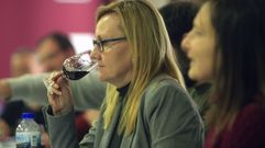 Una de las catas de la Asociaci�n Galega de En�logos en el Centro do Vi�o