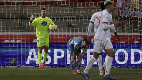 �lvaro Ferllo, en un lance del partido contra la Cultural Leonesa