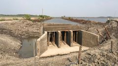 Obras para ampliar la producci�n de Pescanova