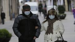 D�a de fr�o en las calles de A Coru�a