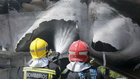 Imagen de archivo de una intervenci�n de los bomberos en la autov�a
