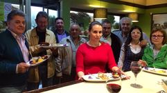 Foto de archivo de la presentaci�n de uno de los primeros Concursos de Tapas de Quiroga