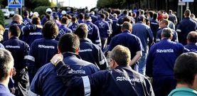 Los trabajadores han protagonizado decenas de movilizaciones en demanda del dique y de nuevos encargos.