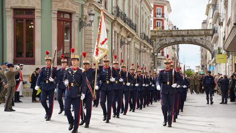 Desfile de la Guardia Real en Lugo