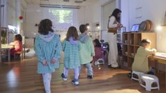 Una de las aulas en las que el alumnado de infantil realiza, entre otras, actividades cient�ficas. 