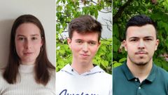Noela Sanjurjo, del IES Antonio Fraguas, fue la mejor en la Olimp�ada de Econom�a. Jos� Vali�o (en el centro), qued� en segunda posici�n; y en tercera, su compa�ero del colegio Manuel Peleteiro, Francisco Jos� Negreira (primero por la derecha).
