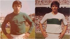 Nando, a la izquierda con la el�stica del Racing y a la derecha con la del Elche, regresa al Mart�nez Valero.