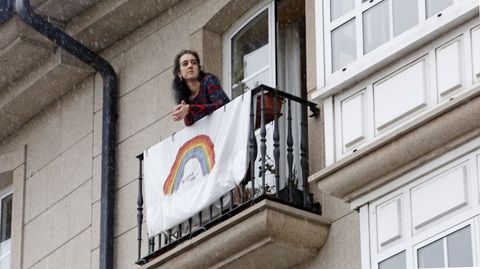 Celebraci�n de las bodas de oro de Ceferino y Sinda en la Calle de la Alegr�a
