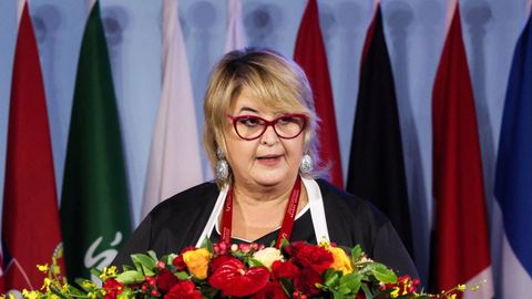 Sandra Lazo, ministra de Defensa de Uruguay, en una imagen de archivo