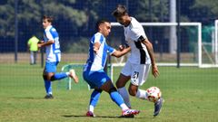 lex Ramos, con el dorsal 21, en el encuentro ante el Fabril