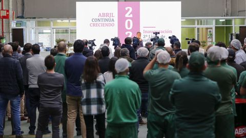 Aceites Abril inaugura su segunda línea de refinado en su planta del polígono de San Cibrao das Viñas (Ourense)