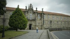 Vista exterior del Psiqui�trico de Conxo, en Santiago.