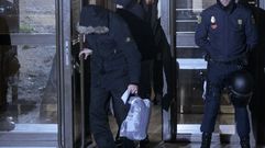 Salida de los juzgados de la plaza de Castilla.