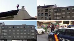 As� trat� de huir por los tejados el individuo detenido en Fari�a Ferre�o