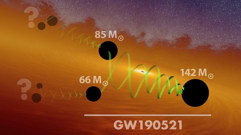 Fusi�n de masas del agujero negro intermedio GW190521