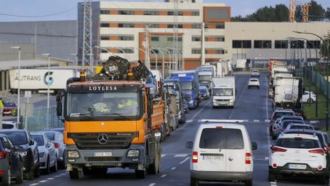 Sin incidentes en el polígono de Sabón