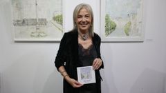 La artista Pilar Fandio expone en la sede de ARGA, en la calle Costa Rica de A Corua