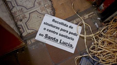 Estado actual del antiguo mercado de Santa Luc�a, en A Falperra
