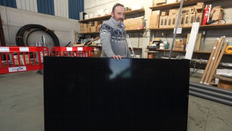 Manuel Pereira Freire, gerente de IDM Pereira, instalaciones, desarrollos y montajes, en B�rtoa