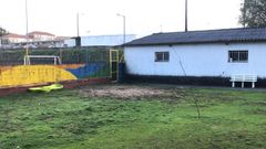 Patio infantil del CEIP Calvo Sotelo de O Carballio.