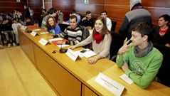 El pleno juvenil de Culleredo, en im�genes