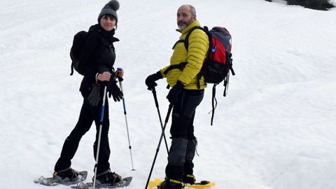 Carlota Fernndez y Chus Vzquez, amantes del senderismo y creadores del blog 'Hiking Asturias'