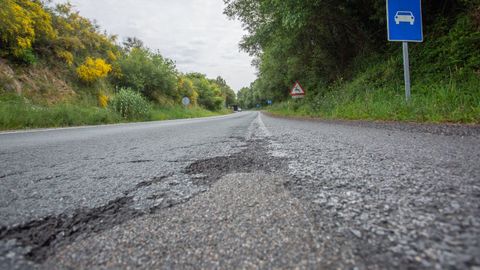 Baches en la variante de Mar�n, la V.G.-4.4