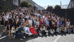 Imagen de los estudiantes Erasmus que este curso recalaron en la USC