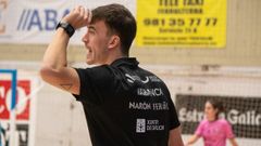 Nacho Garc�a en su etapa como entrenador del Comarcal A Fervenza.