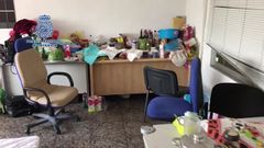 Imagen de las instalaciones en las que viv�an los inmigrantes