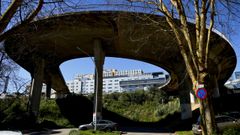 El viaducto de acceso al Chuac