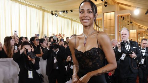 La actriz Zoe Salda�a