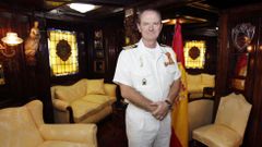 Romero Caramelo cuando comandaba el �Elcano�