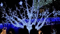Encendido del alumbrado navide�o en Ferrol