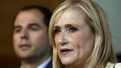 Cristina Cifuentes, junto a Ignacio Aguado