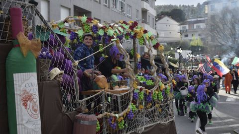 Desfile de entroido de Barbad�s por las calles de A Valenz�