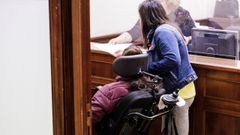 Una persona afectada de ELA.