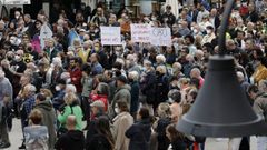 Manifestaci�n el a�o pasado contra el nuevo proyecto de la mina